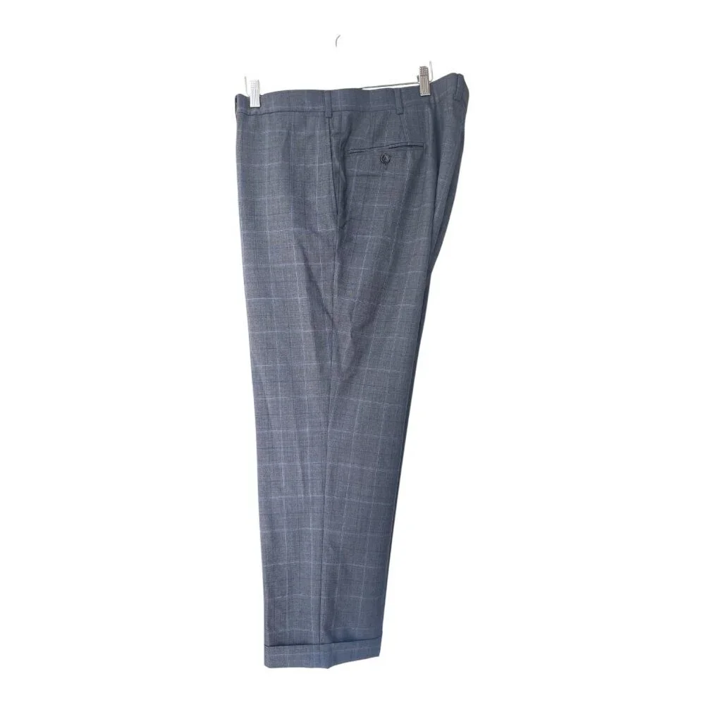 Jack Victor Wool Silk Plead Men's dressy pants size 42R